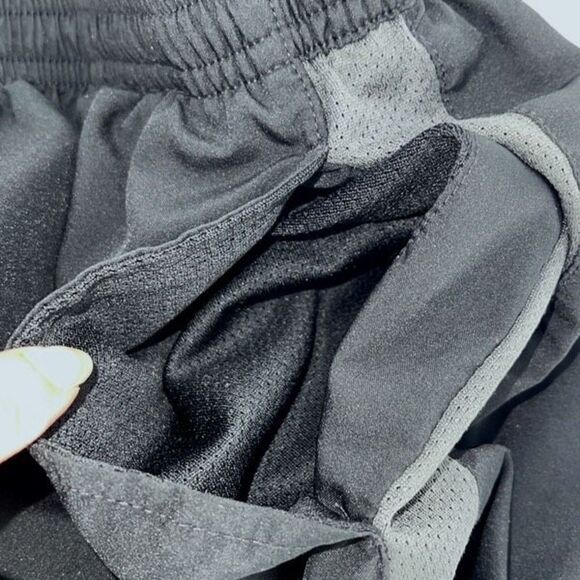 Nike Mens Dri-Fit Distance Swoosh Running Athletic Sweat Shorts Black Size XL - Picture 4 of 5